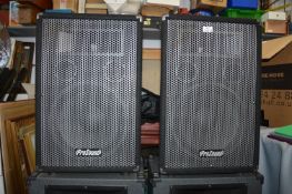 Pair of Prosound PA Speakers