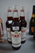 Three Bottles of Pimm's No.01