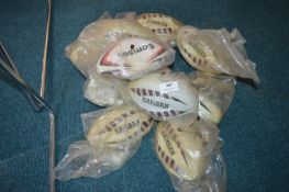 Ten Samsan Child's Rugby Balls