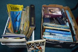 Two Boxes of Assorted Books and Magazines