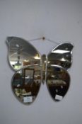Butterfly Beveled Edge Wall Mirror