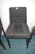 *Black Upholstered Side Chair