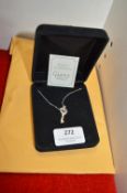 925 Sterling Silver Key Pendant and Chain by Giani