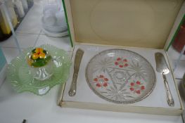 Vintage Cake Stand and Serving Set