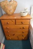 Solid Pine Two over Four Bedroom Chest