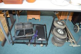 Fishing Trolley and Parts etc.