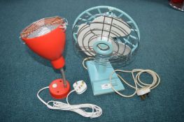 Vintage Lamp and Pifco 1960s Fan