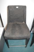 *Black Upholstered Side Chair