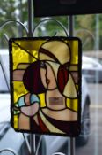 Small Leaded Glass Window Decoration
