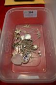 925 Sterling Silver Jewellery and Coinage ~40g tot