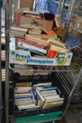 Cage Lot of Assorted Books (cage not included)