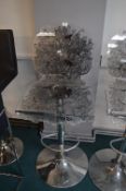 *Urban Decay Perspex & Chrome Gas-Lift Salon Stool