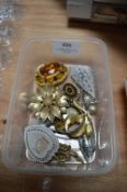 Vintage Costume Jewellery, Brooches, etc.