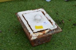 Period Cast Iron Metal Drain Cover