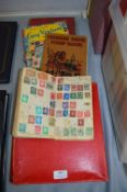 Five Assorted Stamp Albums and Contents