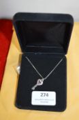 925 Sterling Silver Key Pendant and Chain by Giani