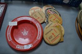 Pub Ashtray and Beermats