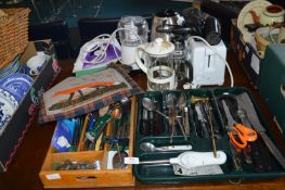 Kitchenware; Cutlery, Toasters, Kettles, etc.