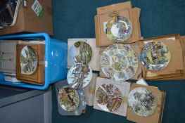 Large Collection of Boxes Wall Plates; Wedgewood,