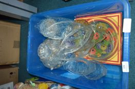 Storage Container of Glass Serving Dishes etc.