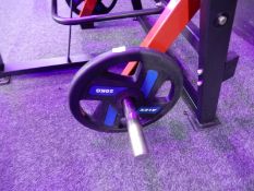 *Two Alex Rubber Coated 20kg Olympic Weights