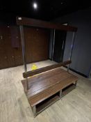 *Two Sided Simulated Rosewood and Stainless Steel