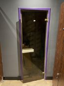 *Smoked Glass Sauna Door