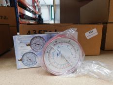 * 3x 823-BC/4* Gauge 80mm R134a/R404a