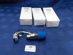 * 3x TC-1020 Tube cutter 1/8
