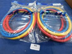 * 2x E303-FT-060 Kit 3 hoses 150cm 1/4FL Fem