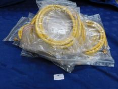 * 12x E360-FTY Yellow Hose 150 cm 1/4 Fl sae