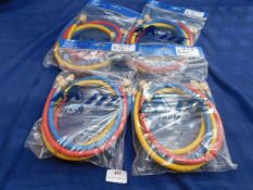 * 4x E303-FT-036 Kit 3 hoses 90cm 1/4FL Fem