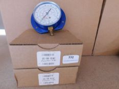 * 2x 825-WM-BC/447 Pressure gauge