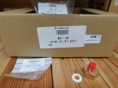 * 11x K1-12 Cylinder adapter 1/4M-21,7/1,814 F