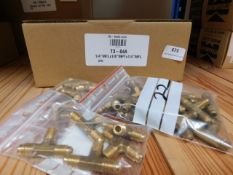 * 15x T1-04A Male branch tee 1/4 x 1/8 22x T3-04A Male run tee 1/4 x 1/8