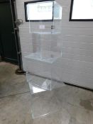 * 4 x Perspex Display Cubes