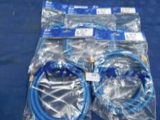 * 5x E372-FTB Blue Hose 180 cm 1/4Fl Fem