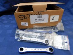 * 6x RW-0910/1112 Ratch.wrench 09x10,11x12MM
