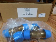 * 2x T2-12 Union tee 3/4