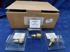 * 3x QC-S4 Coupler 1/4M FLx1/4F FL Swiv dep