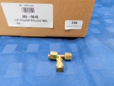 * MV-9610 Tee 1/4 x 1/4