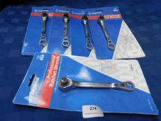* 5x 125-C Ratchet wrench (SP)#