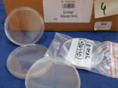 * 4x Cristal* clear plastic gauge lens 80mm