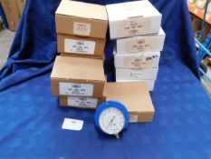 * 12x 825-WM-BPC Pressure gauge