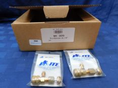 * 2x MV-2070 Thumbscrew vlv 1/4