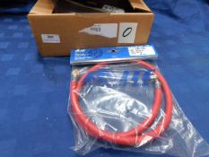 * 5x E336-FTR Red Hose 90 cm 1/4 Fl sae