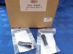 * 2x BLUE-R/95/RL Red lamp