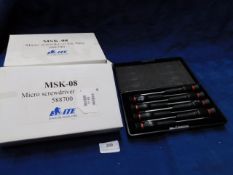 * 3x MSK-08 Micro screwdriver kit, 8 pcs