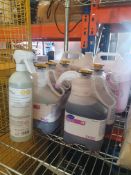 * selection of cleaning items