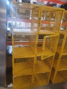 * Industrial storage unit. With 8 large compartments - each with door. 1000w x 520d x 2000h